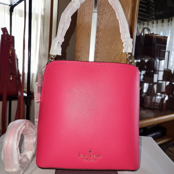 Kate Spade Darcy Small Bucket Bag In Bikini Pink - Picture 5 of 11